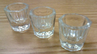 Glass Dappen Dish (Clear)