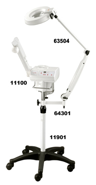 1908  2 IN 1 Facial Steamer w/Mag Lamp